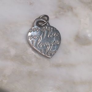 "I love you" Tiffany & Co. Necklace Pendant
